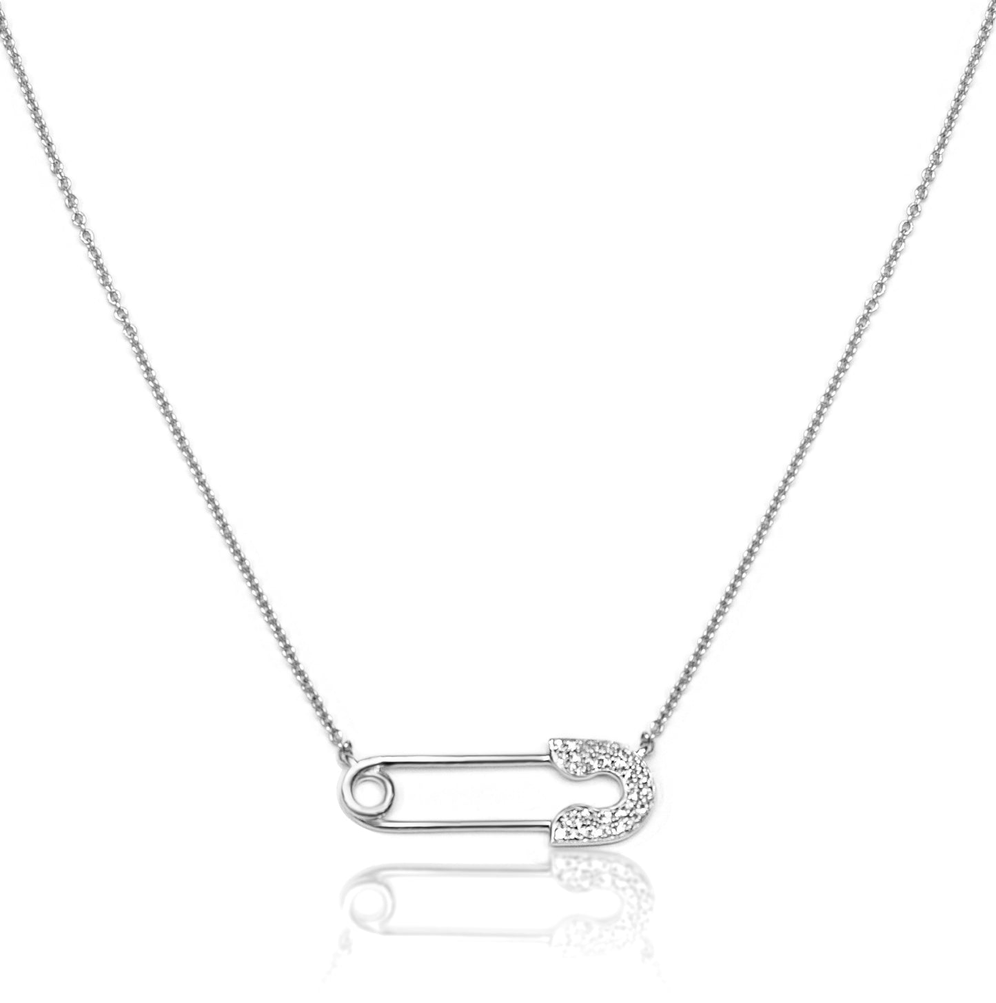 Diamond Pin Necklace