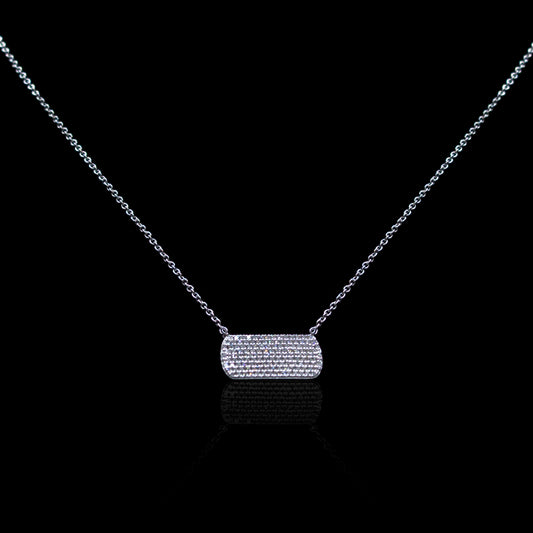 Diamond Tag Necklace