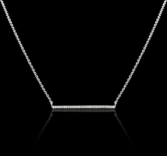 Sleek Bar Diamond Necklace