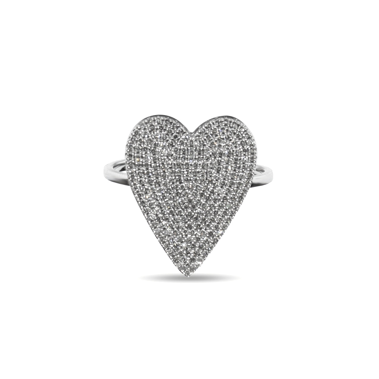 Grand Diamond Heart Ring