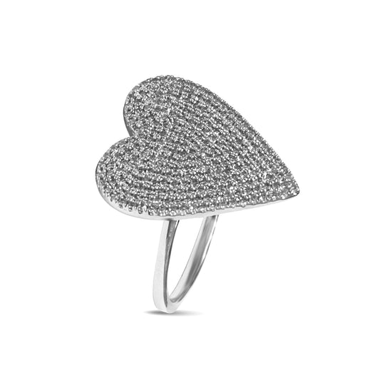 Grand Diamond Heart Ring