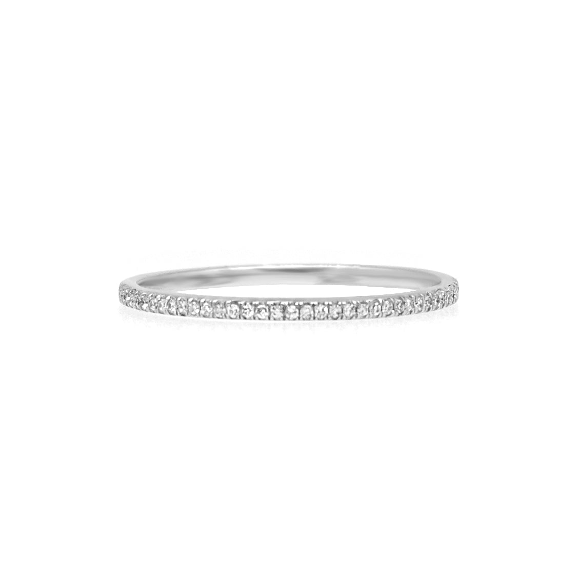 Pave Wedding Band Ring