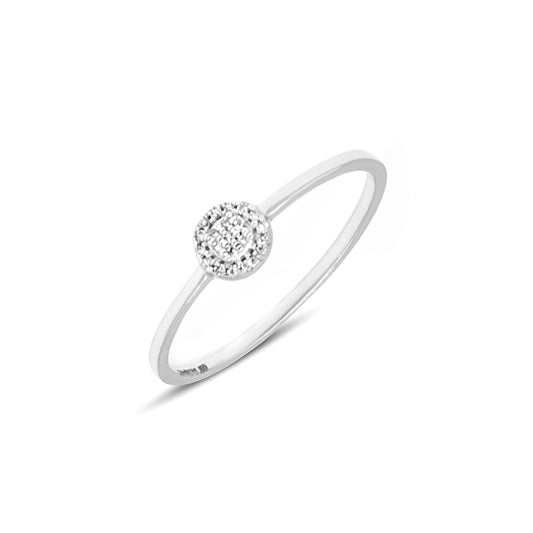 Exceptional Quality: 14K White Gold Diamond Ring