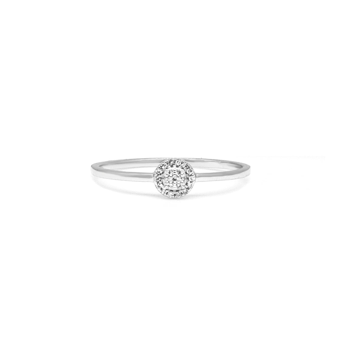 Exceptional Quality: 14K White Gold Diamond Ring