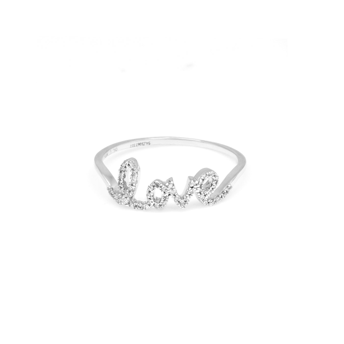 Diamond Love Ring