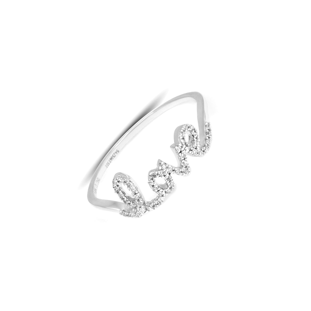 Diamond Love Ring