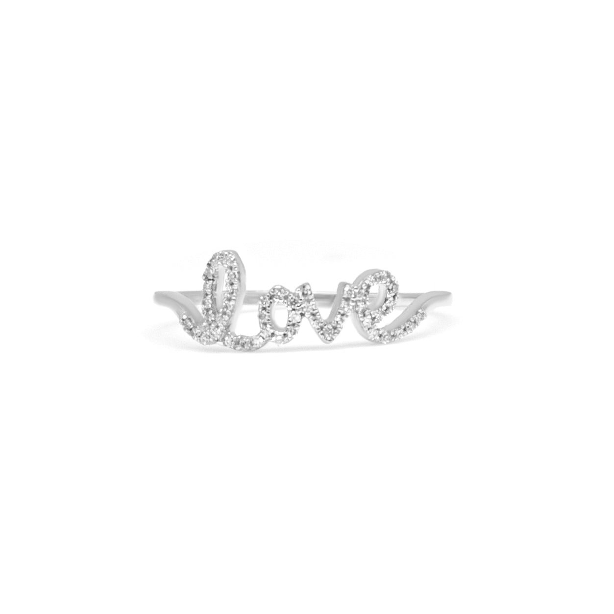 Diamond Love Ring