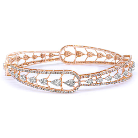 Stunning 14K Gold Diamond Bracelet - IGI Certified, Minimalistic Elegance