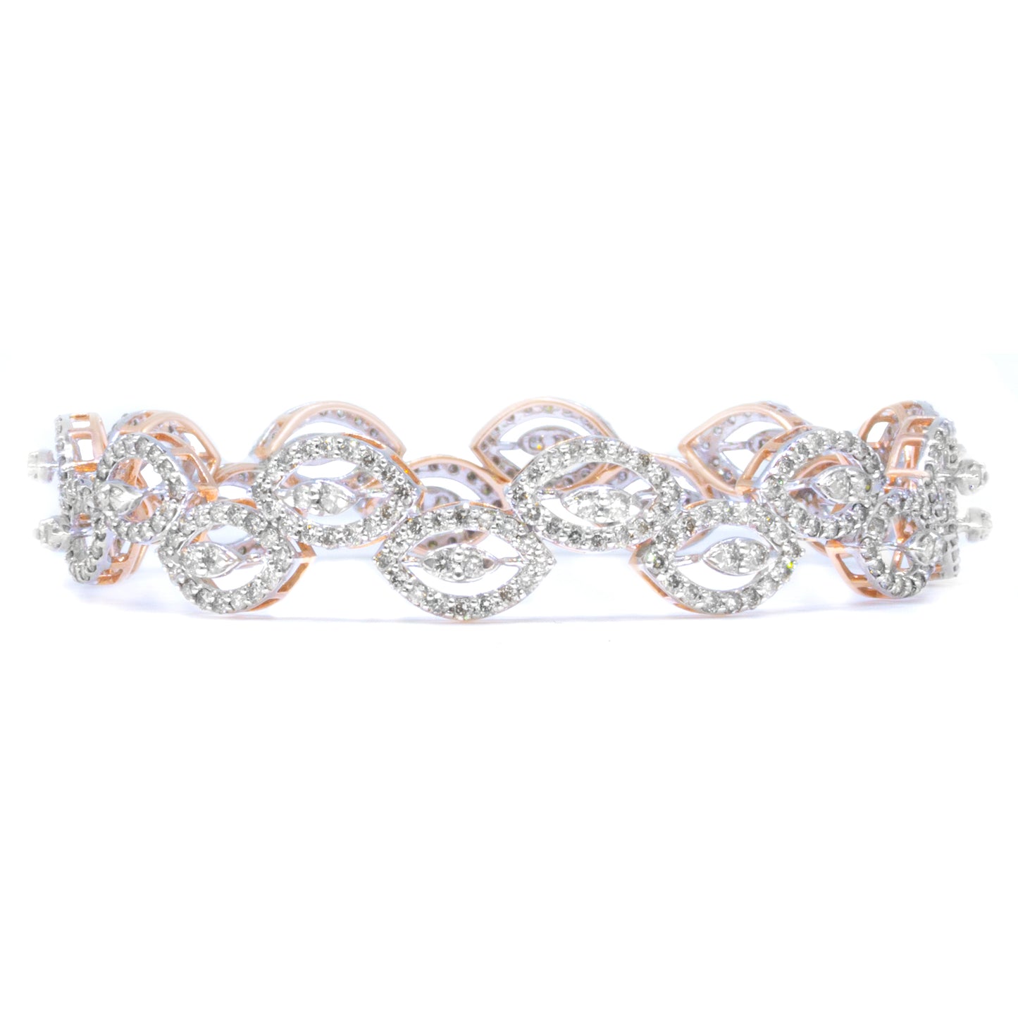 Stunning 14K Gold Diamond Bracelet - IGI Certified, Minimalistic Elegance