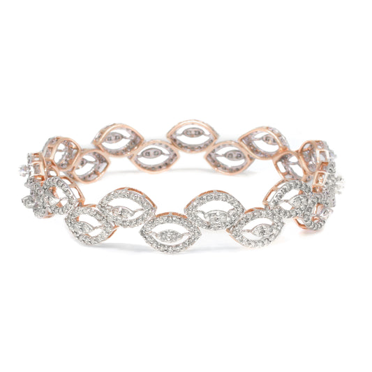 Stunning 14K Gold Diamond Bracelet - IGI Certified, Minimalistic Elegance