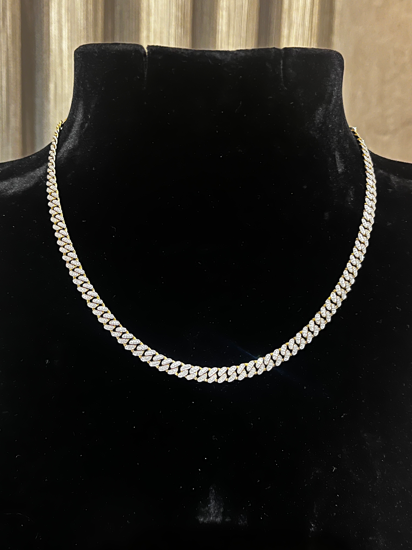 Cuban Diamond Gold Chain