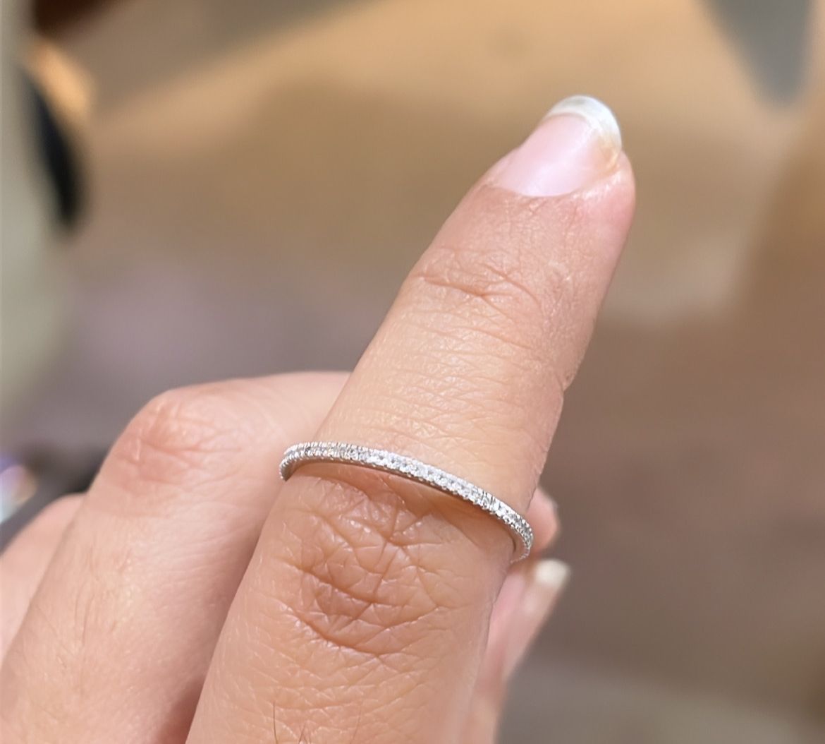 Pave Wedding Band Ring