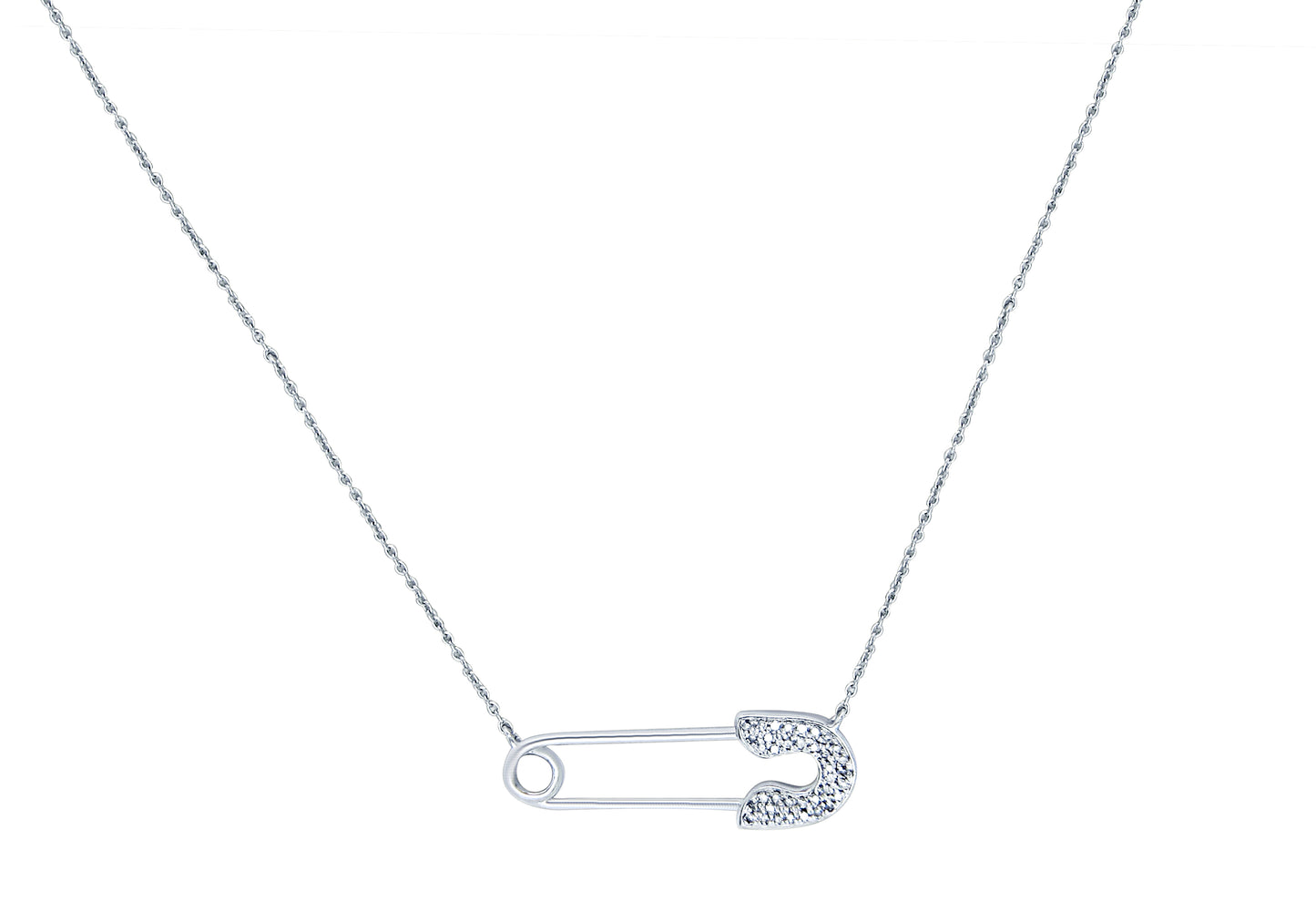 Diamond Pin Necklace