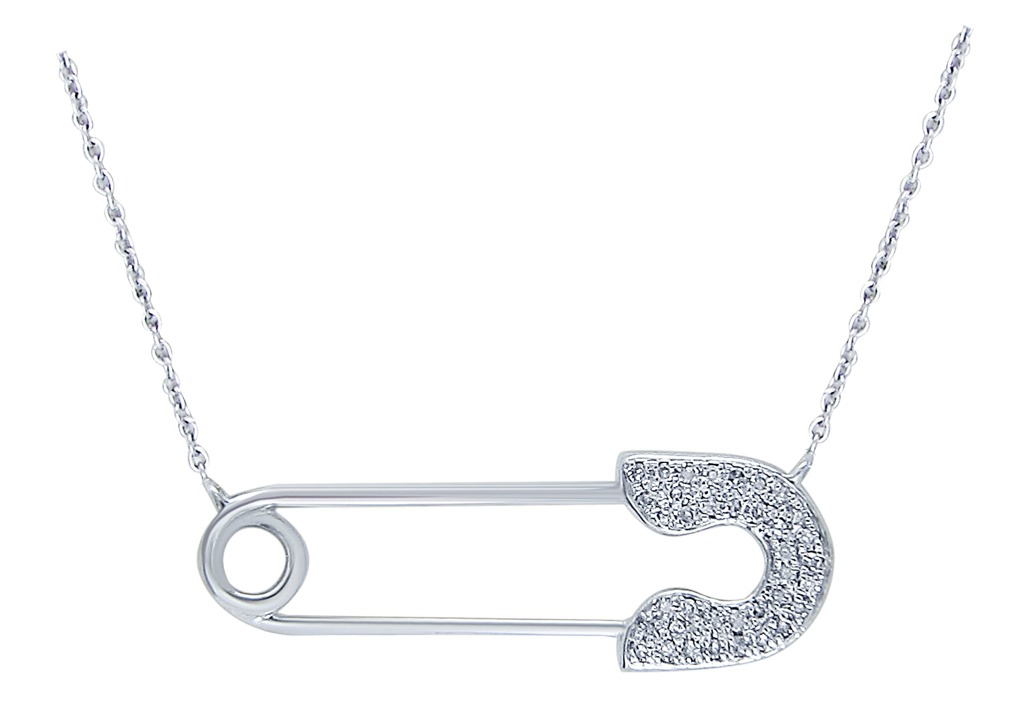 Diamond Pin Necklace